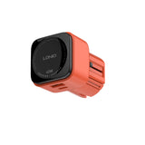 LDNIO Q2420 Ultra-Fast Charging Global Universal Adapter Charger - 45W / Orange/Black