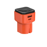 LDNIO Q2420 Ultra-Fast Charging Global Universal Adapter Charger - 45W / Orange/Black