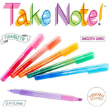 Crayola 6CT.TAKE NOTE WRITE & HIGHLIGHT PENS