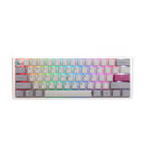 Ducky One 3 Mini Pbt Hot Swap Blue Switch Cherry Rgb Wired Mechanical Gaming Keyboard Arabic - Mist Grey