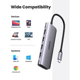 UGreen USB-C 6-in-1 Multifunction Hub with 4K HDMI
