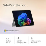 Microsoft Surface Pro 12 Copilot+ PC - 12.0" Touch / Snapdragon X Plus / 16GB / 512GB SSD / Win 11 Home - Platinum
