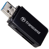 قارئ بطاقات Transcend TS-RDF5K USB 3.1 SDHC/SDXC/MicroSDHC/SDXC - أسود
