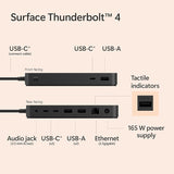 Microsoft Surface Thunderbolt 4 Dock - USB-C / USB-A / LAN / Black