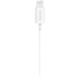 Hama Glow Earphones with Lightning Cable, Microphone - White