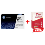 Hp 80A Black Original Laserjet Toner Cartridge Cf280A