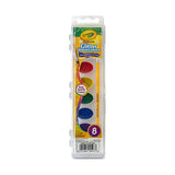 Crayola 8 CT WASHABLE WATERCOLOR PANS,GLITTER COLORS