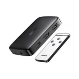 UGreen 3-in-1 HDMI Switch with Remote 4K 30Hz Support Black