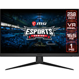 شاشة ألعاب MSI Optix G243 مقاس 23.8 بوصة بدقة FHD ومعدل تحديث 165 هرتز - أسود