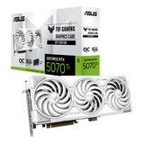 بطاقة رسومات Asus Tuf RTX 5070 Ti OC 16GB BTF - أبيض