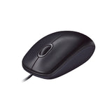 ماوس لوجيتك M90 أسود بدقة 1000 نقطة في البوصة ومنفذ USB 2.0