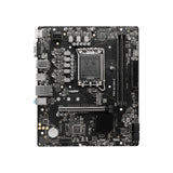 لوحة أم MSI Pro H610M-E DDR5 سوداء