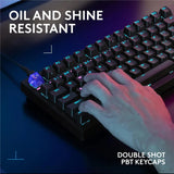 Logitech G316 X 98 RGB Lighting Wired Mechanical 8KHz Gaming Keyboard Tactile Switch - Black