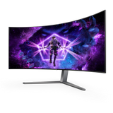 شاشة ألعاب منحنية OLED من AOC Agon Pro AG456UCZD مقاس 45 بوصة، بتردد 240 هرتز، ودقة WQHD، ومنفذ HDMI 2.0، وطول موجي 0.03 متر، باللون الأسود