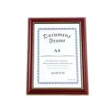A4 Brown Document Frames Holder Wall Display