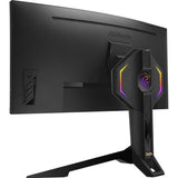 شاشة ألعاب منحنية ASRock Phantom - PG34WQ15R3A - 34 بوصة - WQHD - 165 هرتز