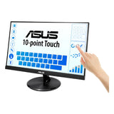 شاشة لمس ASUS VT229H مقاس 22 بوصة بتقنية IPS ودقة FHD ومكبر صوت، قابلة للتثبيت على الحائط