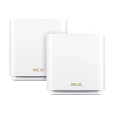 ASUS (XT8) ZenWi-Fi AX6600 Whole Home Tri-Band Mesh WiFi 6 - 5GHz (1201 Mbps) / USB 3.1 Gen 1 / Gigabit WAN / Gigabit LAN (2-Pack)