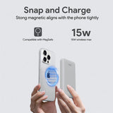 AUKEY PB-MS03 MagFusion Slim Magnetic Wireless Charging Power Bank - 15W / 5000mAh / USB-C / Black