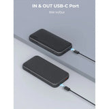 AUKEY PB-Y46 Spark Go Fast Charging Power Bank - 15W / 10,000mAh / USB-A / USB-C / Grey