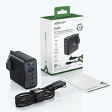 Acefast A40 GaN 100W Fast Charger – UK Plug + 4 Ports & Cable