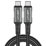 كابل Acefast C1-09 USB-C إلى USB-C بقدرة 240 واط - يدعم دقة 4K AV والشحن السريع