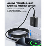 كابل بيانات وشحن مغناطيسي من نوع Acefast C11-03 USB-C إلى USB-C