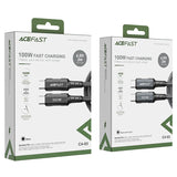 Acefast C4-03 USB-C to USB-C 100W Cable – 2m with E-Marker Chip