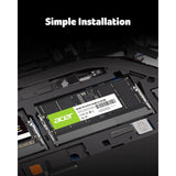 ذاكرة كمبيوتر محمول من نوع Acer بسعة 32 جيجابايت من نوع DDR5 بتردد 5600 ميجاهرتز وتوقيت CL46