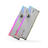 مجموعة ذاكرة سطح المكتب Acer Predator Vesta II RGB سعة 32 جيجابايت (2 × 16 جيجابايت) DDR5 6000 ميجاهرتز CL34 - فضي