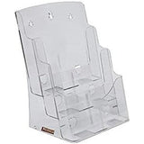 Acrylic 3 Compartments Stand A4 Size-Display Stands-Other-Star Light Kuwait