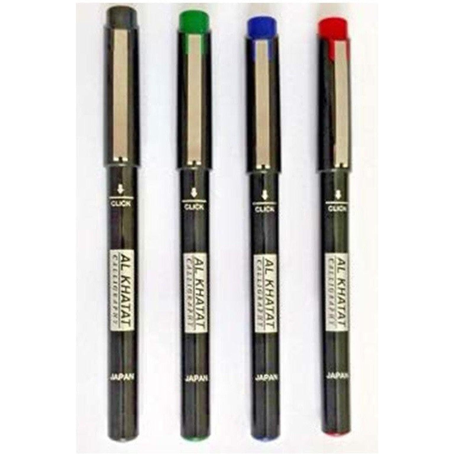 Al Khatat Calligraphy Pen 1.0 12Pcs / Pkt-Pens-Other-Black-Star Light Kuwait