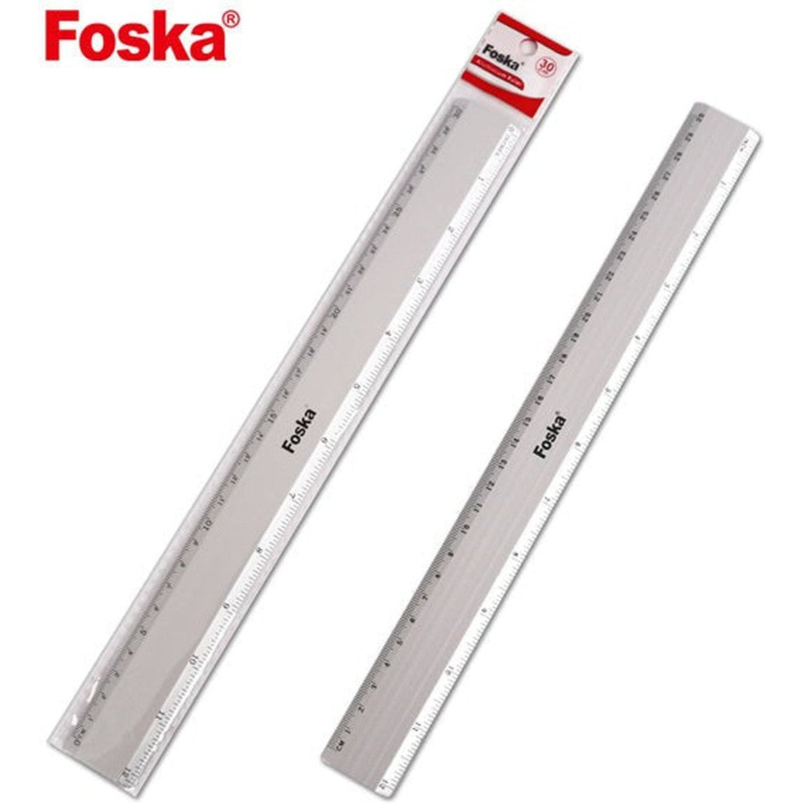 Aluminium Ruler 20Cm Foska Rf1603-Accessories And Organizers-Foska-Star Light Kuwait