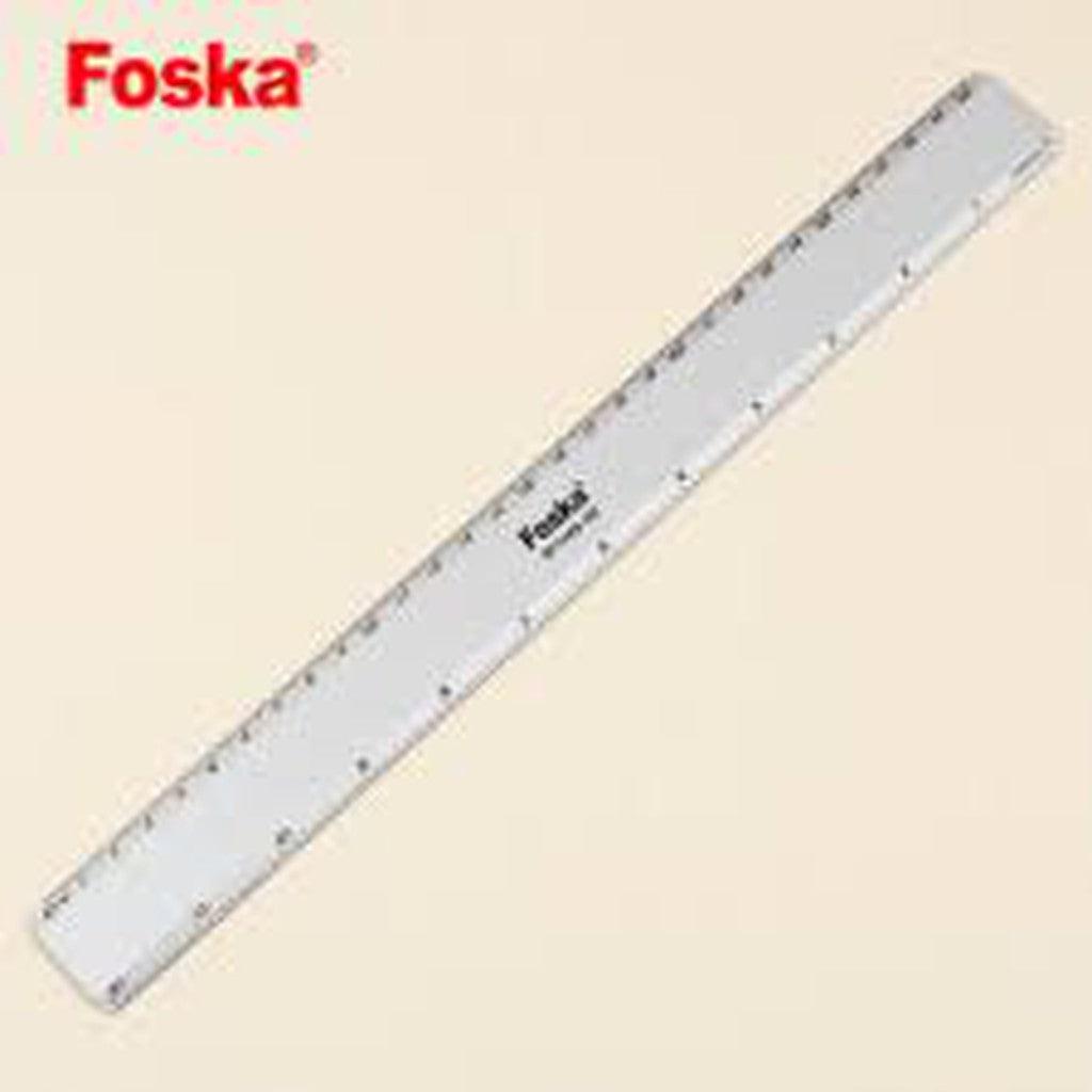 Aluminium Ruler Striped 30 Cm Rf1604-30-Accessories And Organizers-Foska-Star Light Kuwait