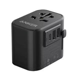 Anker 4-in-1 Nano Travel Adapter - 65W / 2x USB-A / 1x USB-C / Black