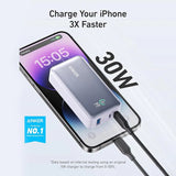 بنك الطاقة أنكر 533 - 30 واط / 10000 مللي أمبير / منفذ USB