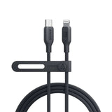 كابل أنكر 542 من USB-C إلى Lightning (مصنوع من مواد حيوية) (1.8 متر/6 أقدام) - أسود