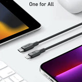 كابل أنكر 542 من USB-C إلى Lightning (نايلون حيوي) (0.9 متر/3 قدم) - أسود