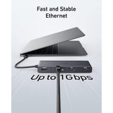 موزع أنكر 552 ذو 9 منافذ USB-C - أسود