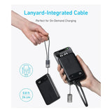 بنك طاقة أنكر - 22.5 واط / منفذ USB-C / سعة 10000 مللي أمبير / أسود