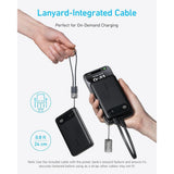 بنك طاقة أنكر - 22.5 واط / منفذ USB-C / سعة 10000 مللي أمبير / أسود