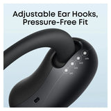 Anker Soundcore AeroFit 2 Wireless Earbuds AI Assistant - Open-Ear / Bluetooth / Black