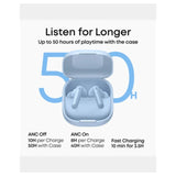 Anker Soundcore R60i NC True Wireless Earbud - In-Ear / Bluetooth / Blue