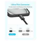 Anker Zolo USB-C to USB-C Braided Cable - 240W / 1.8 Meter / White