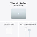 Apple MacBook Air - 13.6" / M4 / 10-Core CPU / 10-Core GPU / 16-Core Neural Engine / 24GB RAM / 512GB SSD / Arabic/English / Sky Blue / 1YW