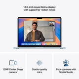 Apple MacBook Air - 13.6" / M4 / 10-Core CPU / 10-Core GPU / 16-Core Neural Engine / 24GB RAM / 512GB SSD / Arabic/English / Sky Blue / 1YW