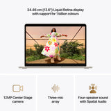 Apple MacBook Air - 13.6" / M5 / 10-Core CPU / 8-Core GPU / 16GB RAM / 512GB SSD / Arb/Eng / Starlight / 1YW (Z1L3000U2)