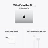 Apple MacBook Pro - 14.2" / M4 / 10-Core CPU / 10-Core GPU / 16GB RAM / 512GB SSD / Arb/Eng / Silver / 1YW