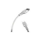 كابل بيانات وشحن سريع USB-C من أسبور A102 - 3 أمبير / 1 متر / أبيض