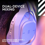 Astro A50 X Lightspeed Wireless/Bluetooth Gaming Headset + Base Station - White